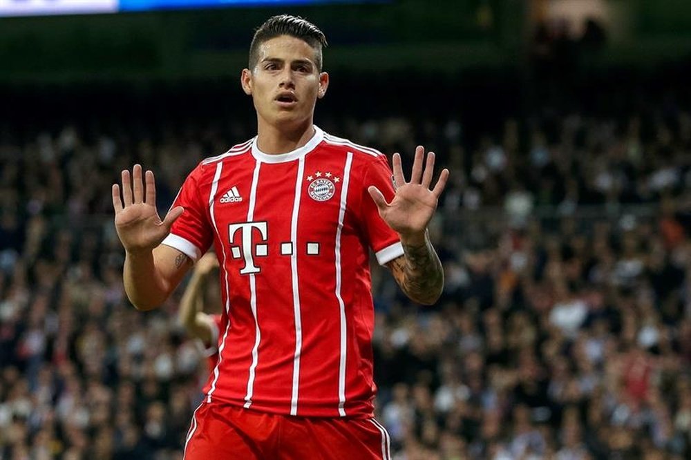 El futuro de James pasará por el Bayern. EFE/Emilio Naranjo