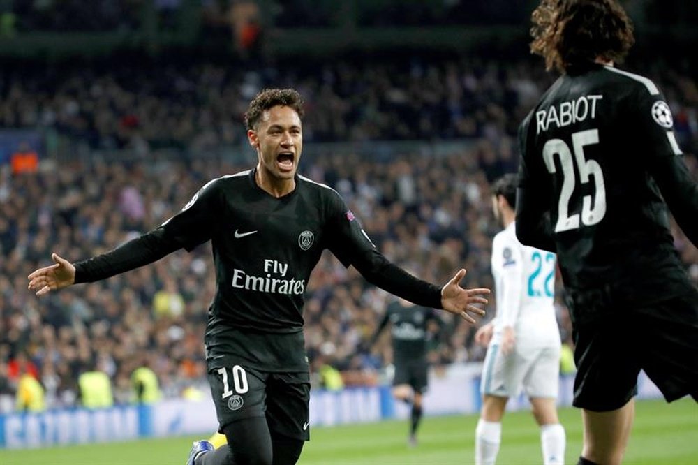 Neymar, alvo de mercado do Real Madrid. EFE