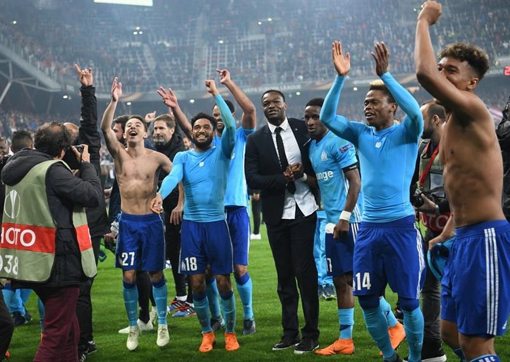 Marseille could become France's first Europa League champions. EFE