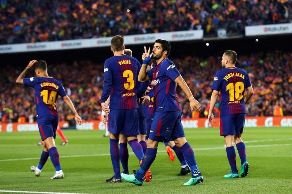 Barcelona drew 2-2 with Real Madrid at the Camp Nou. EFE