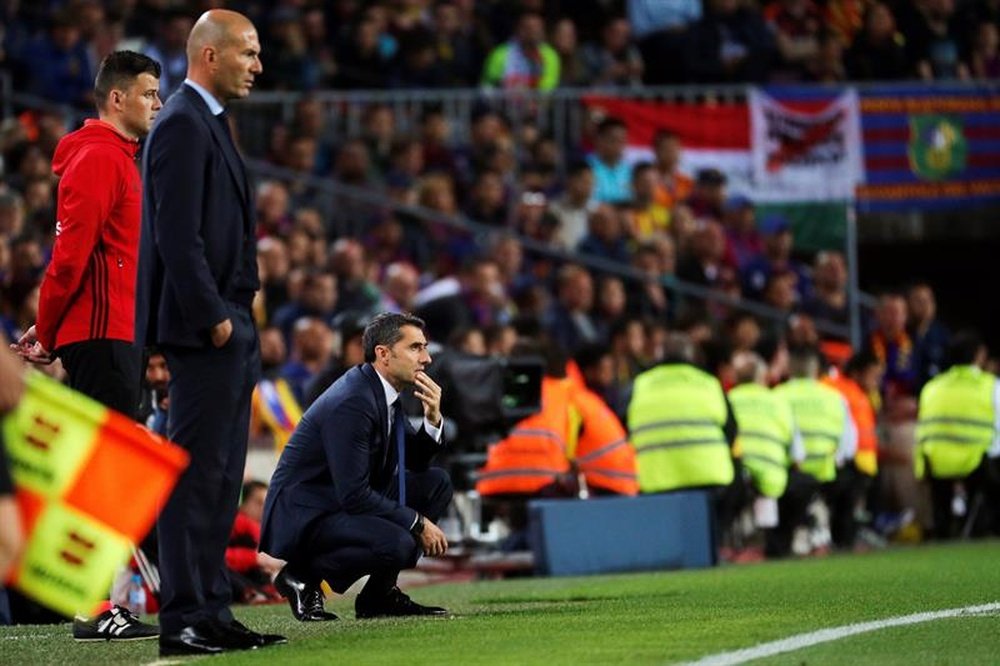 Zidane est resté calme. EFE