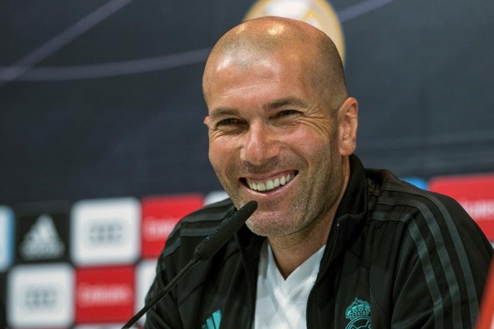 Zidane no quiso dar pistas sobre el once qué usará en Kiev. EFE