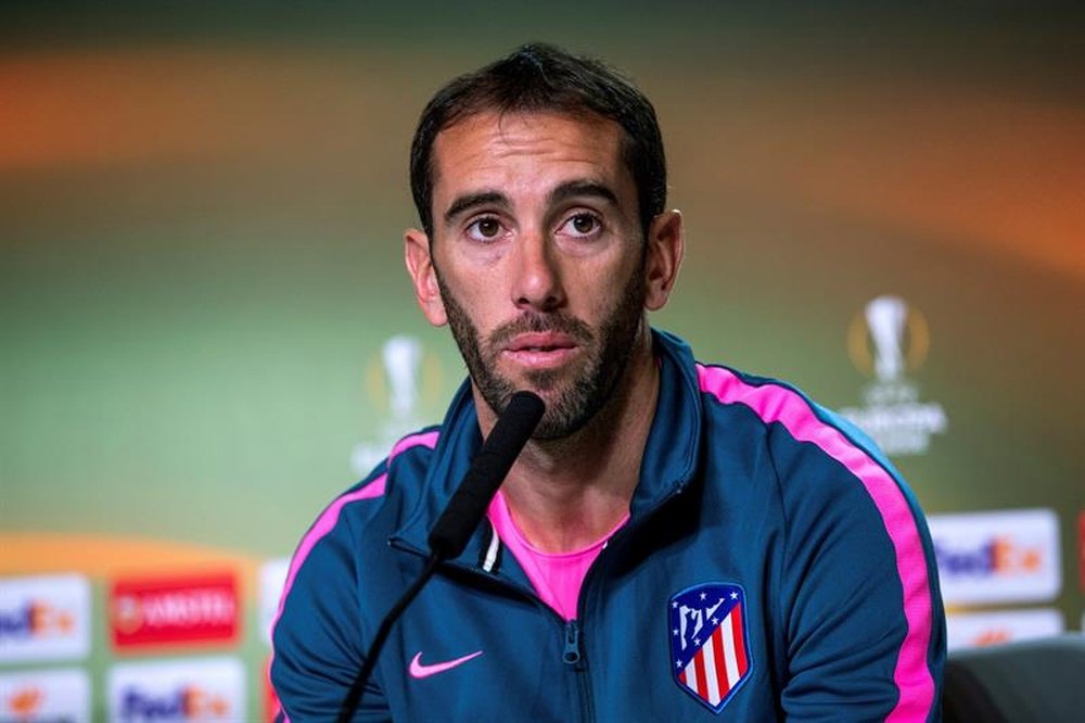 Godín, objetivo 'bianconero'. EFE