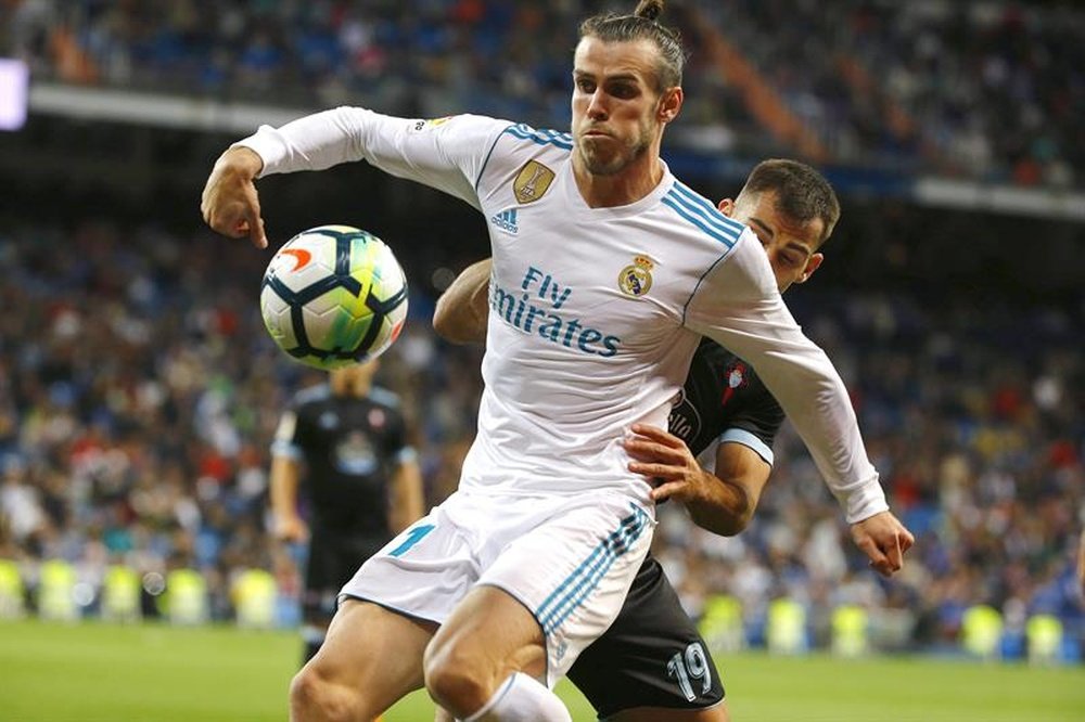 Gareth Bale firmó un gran encuentro contra el Celta. EFE