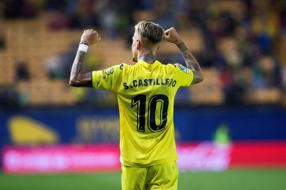 Castillejo está feliz por la temporada del Villarreal. EFE