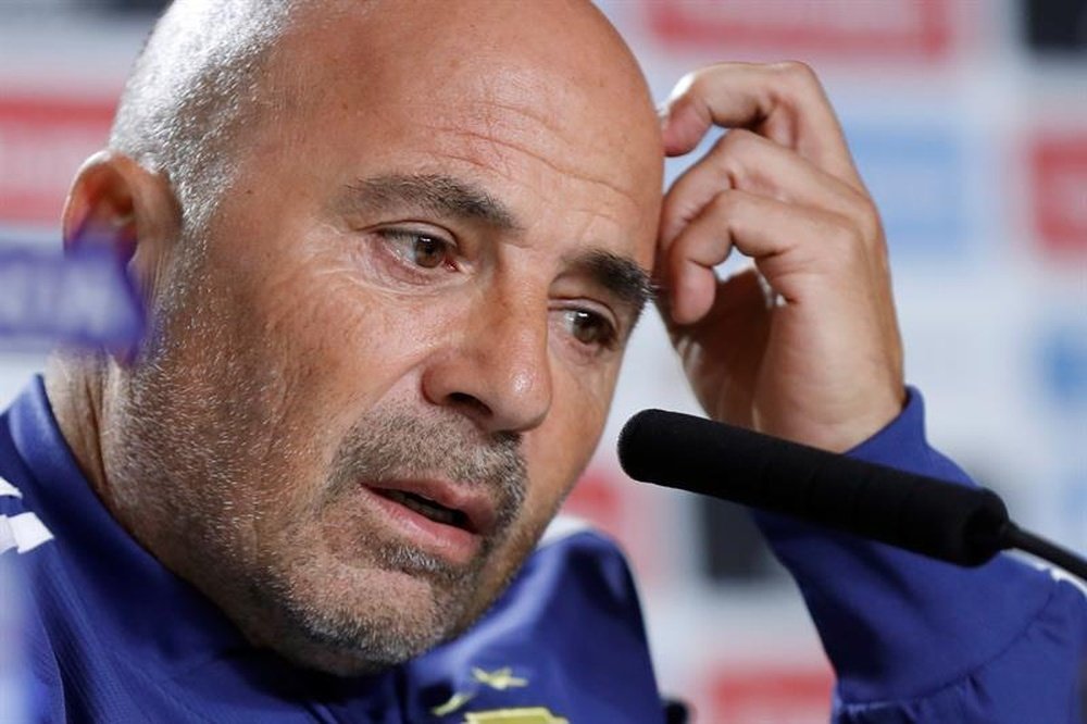 Sampaoli decided not to take Icardi to Russia. EFE/Archivo