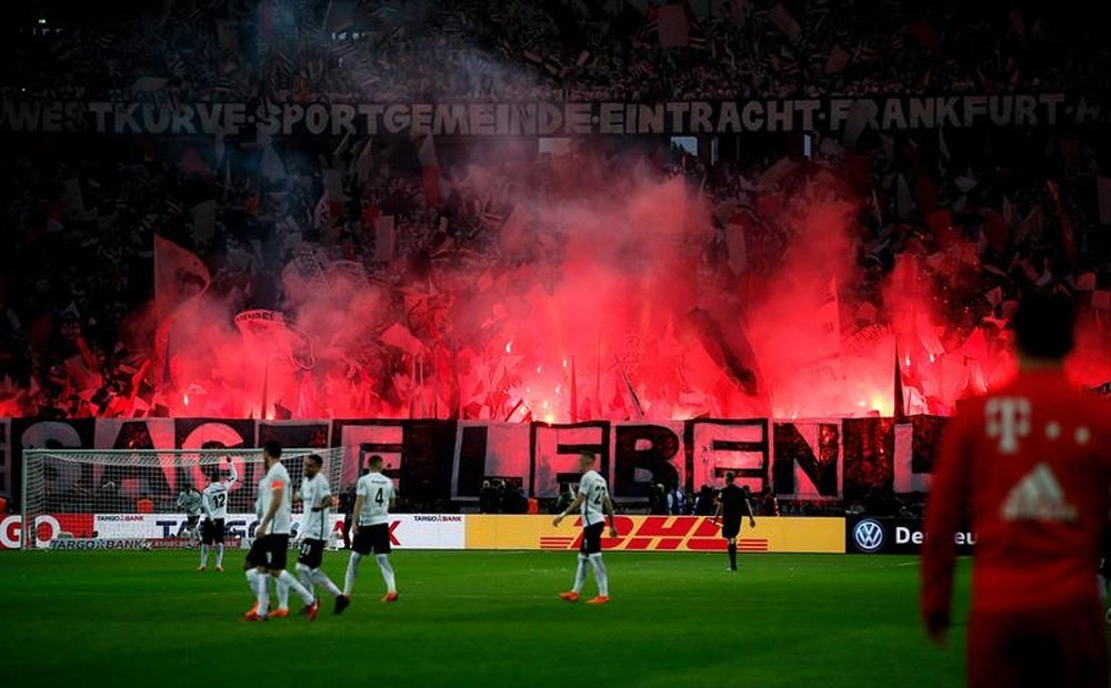 El Eintracht ha superado en la final de la DFB Pokal al Bayern. AFP