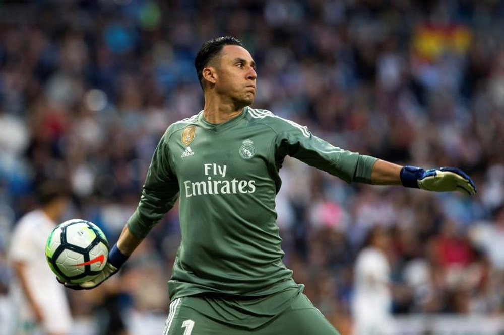 Navas is looking forward to the Champions League final against Liverpool. EFE/Archive