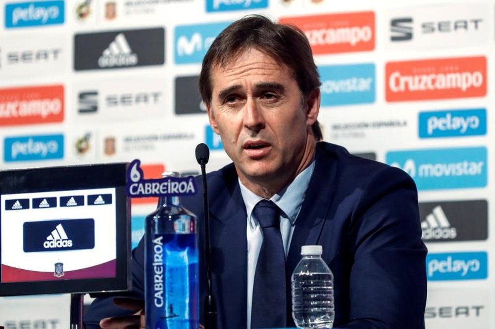 Lopetegui has extended his stay with the Spanish national side by a further two years. AFP