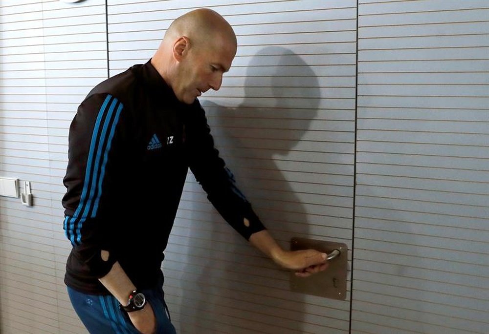 Messi reagiu à saída de 'Zizou'. EFE