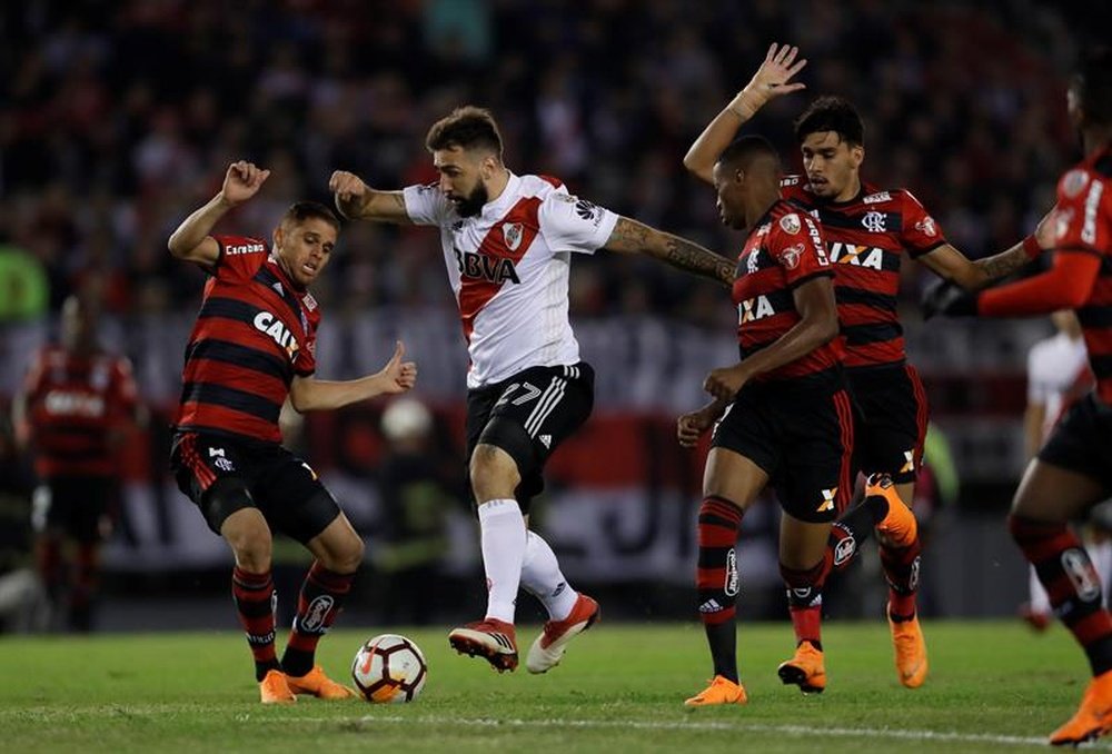 River se enfrentará a Flamengo. EFE