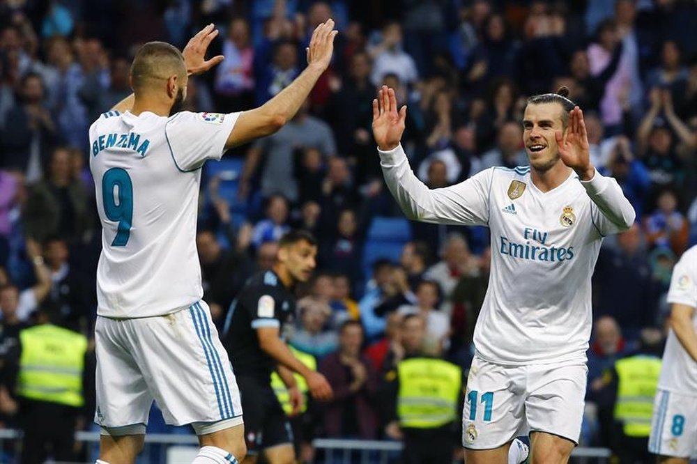 Benzema y Bale están en racha en Champions. EFE/Archivo