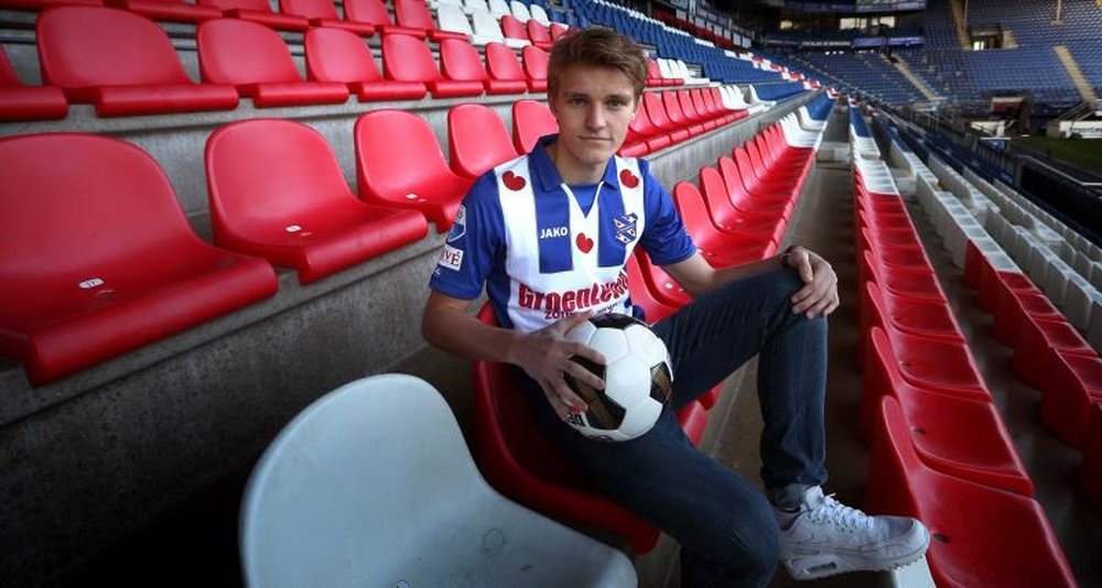 Odegaard pourrait passer une seconde saison avec Heerenveen. EFE