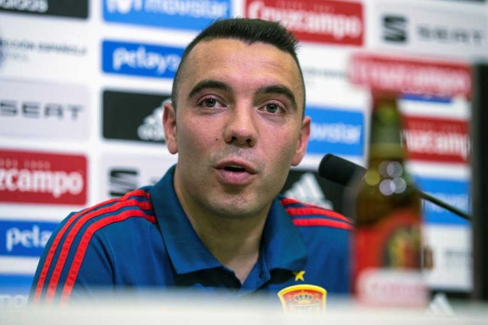 Aspas revealed he spoke to Morata after being included in the Spain squad at his expense. EFE