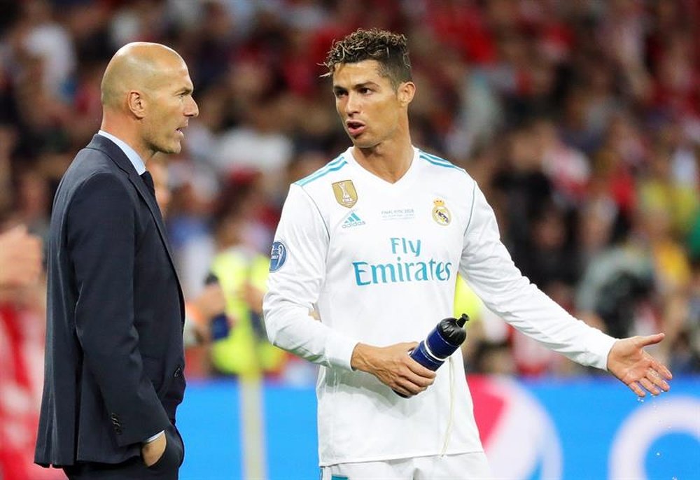 Así remedió Zidane el adiós de Cristiano. EFE