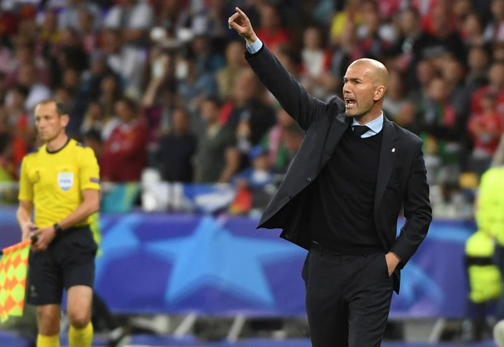 Zidane n'a jamais encaissé trois buts. EFE