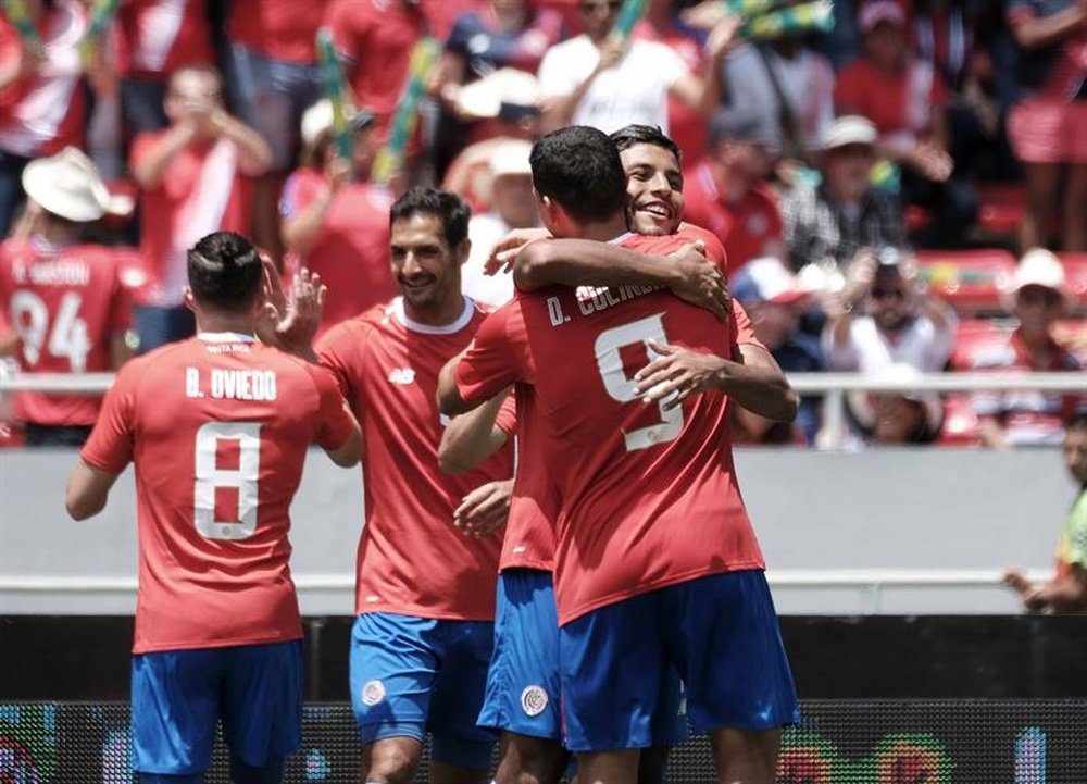 Costa Rica también llegó con dudas a Brasil 2014 y fue la revelación de aquel Mundial. EFE/Archivo
