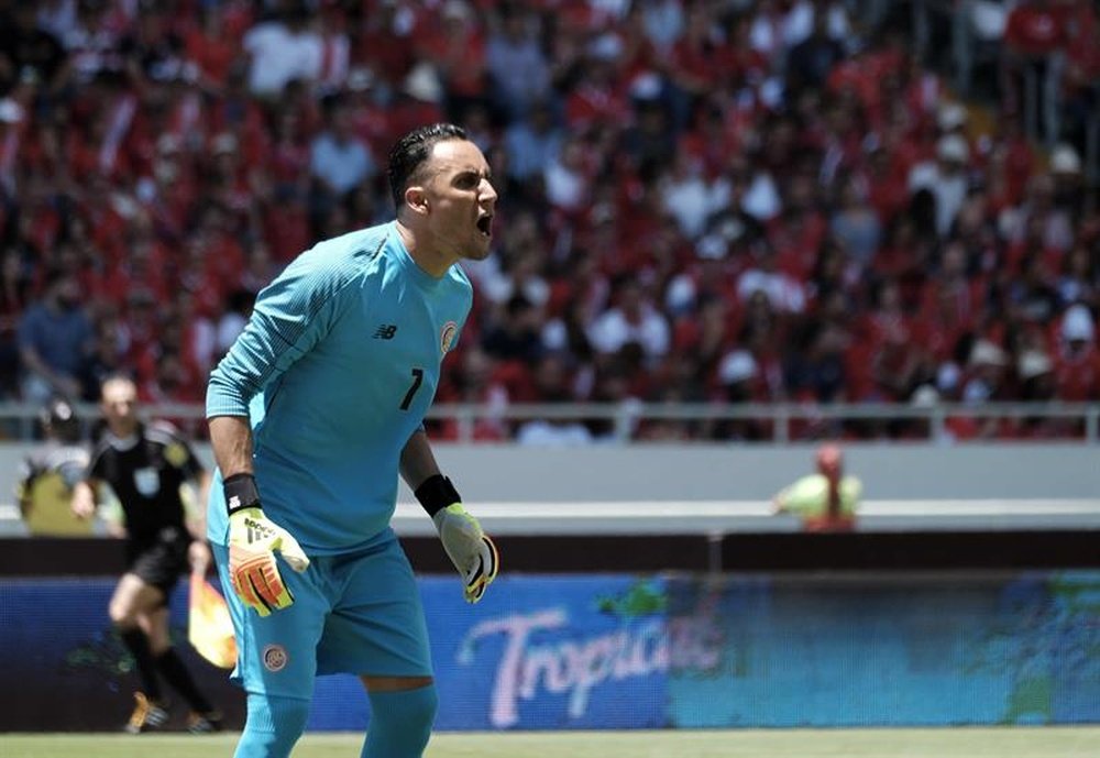 El futuro de Keylor inquieta al seleccionador de Costa Rica. EFE