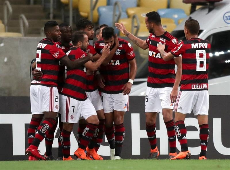 Flamengo lidera la tabla en Brasil. EFE