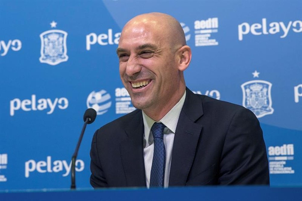 Rubiales epxlained why he decided to fire Lopetegui. EFE/Archive