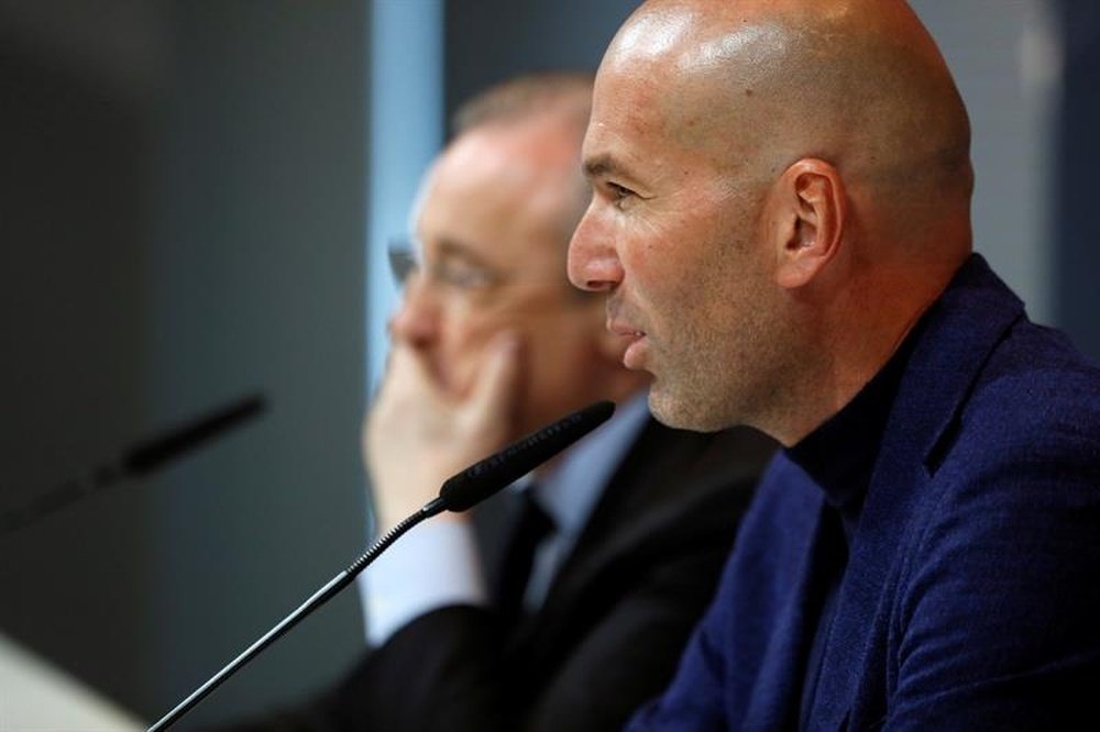 Zidane a parlé de son futur. EFE/Archive