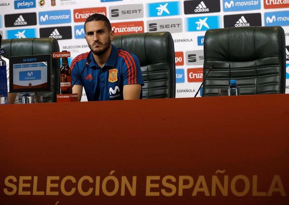 Koke spoke about their first World Cup fixture against Portugal. EFE