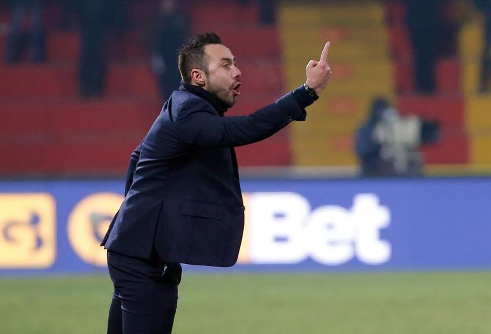 De Zerbi dirige al Shakhtar Donetsk. EFE