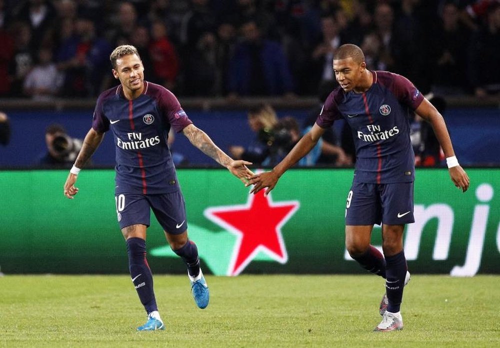 Mbappé tiene claro que Neymar es la referencia. EFE/Archivo