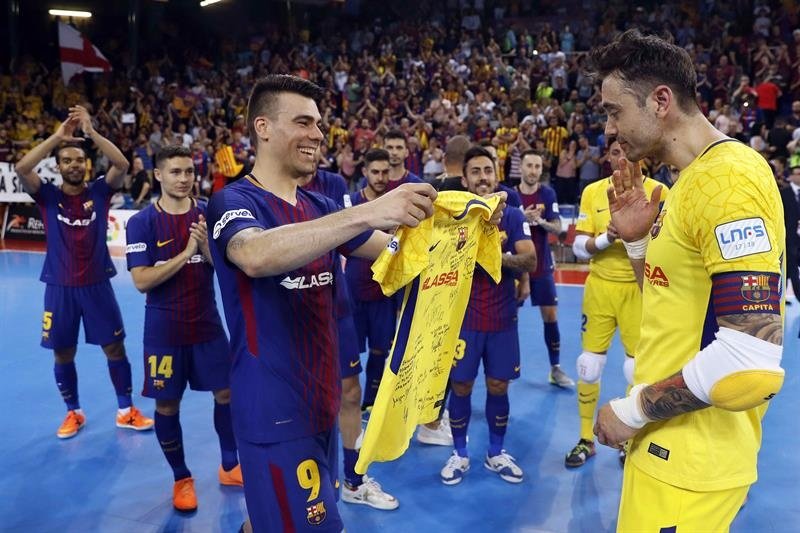 Paco Sedano tendrá su adiós definitivo al fútbol sala. EFE