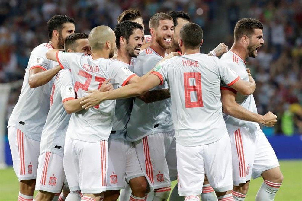 Spain face Iran. EFE