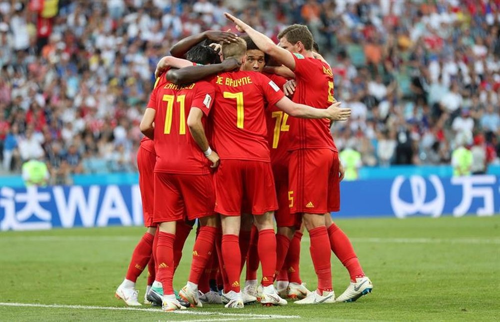 Belgium will look to get a second win in the tournament against Tunisia. EFE