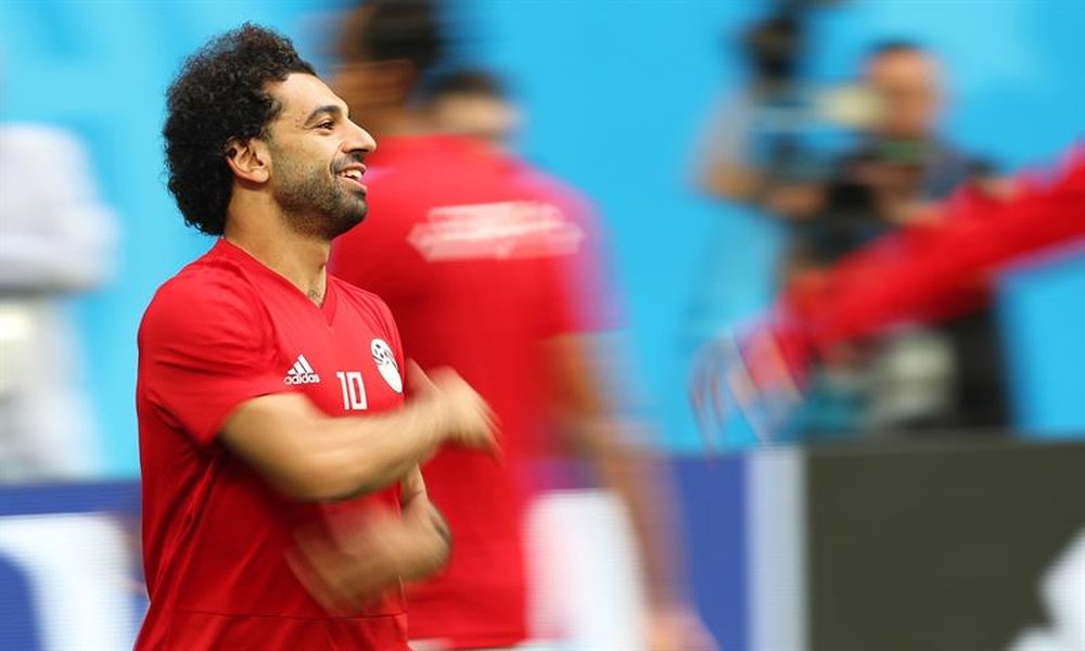 Salah ya parece listo para debutar en el Mundial. EFE