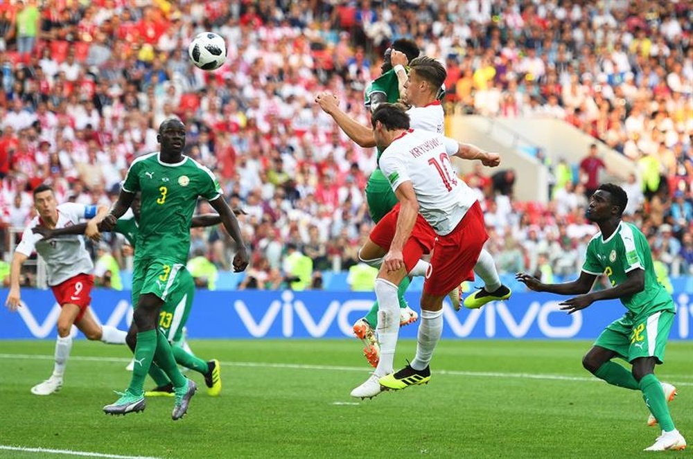 Krychowiak estuvo en la primera jornada del Mundial de Rusia, ante Senegal. EFE