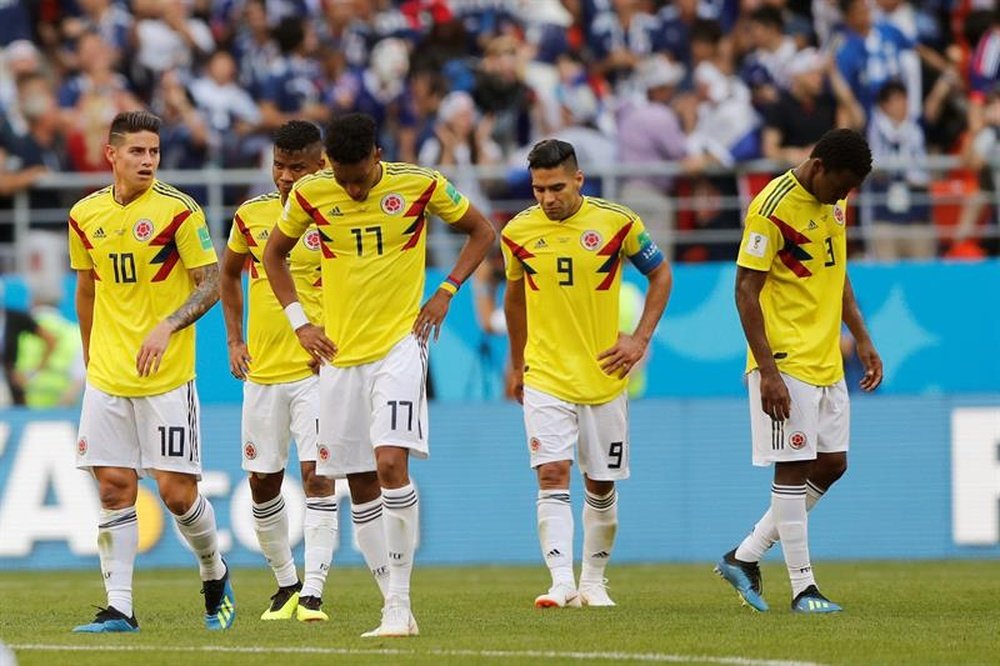 Colombia se pregunta qué pudo fallar ante Japón. EFE