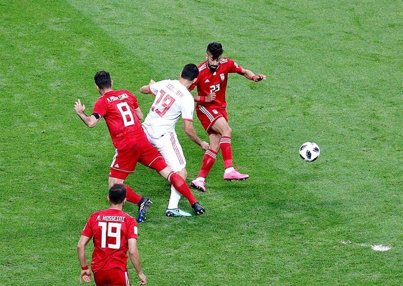Costa claimed his third of the tournament in fortunate fashion. AFP