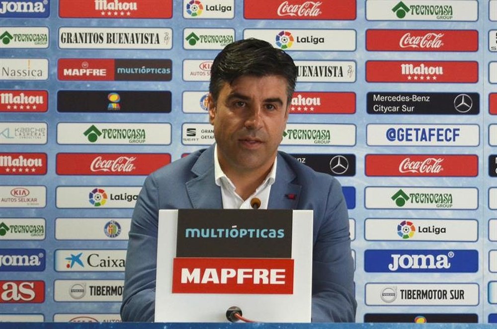 Nico Rodríguez habló del proyecto del Getafe para la próxima temporada. EFE