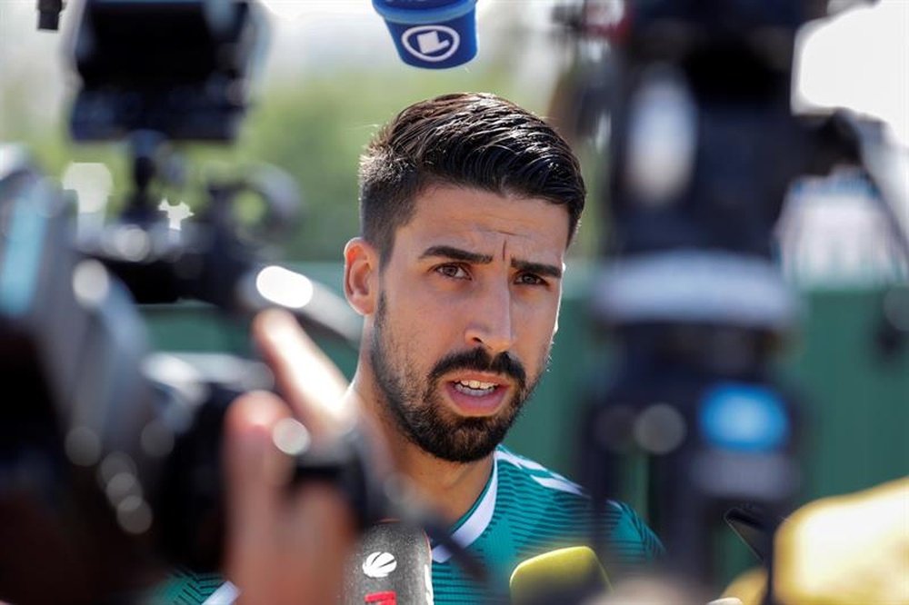 Khedira pidió mejorar a los suyos. EFE