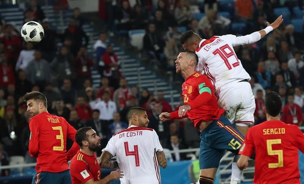 Marruecos dio la cara en todo momento ante España. EFE