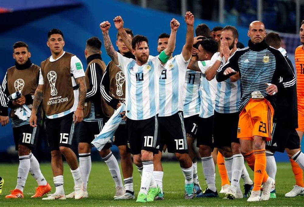 Les compos probables du match de Copa América entre l'Argentine et la Colombie. EFE