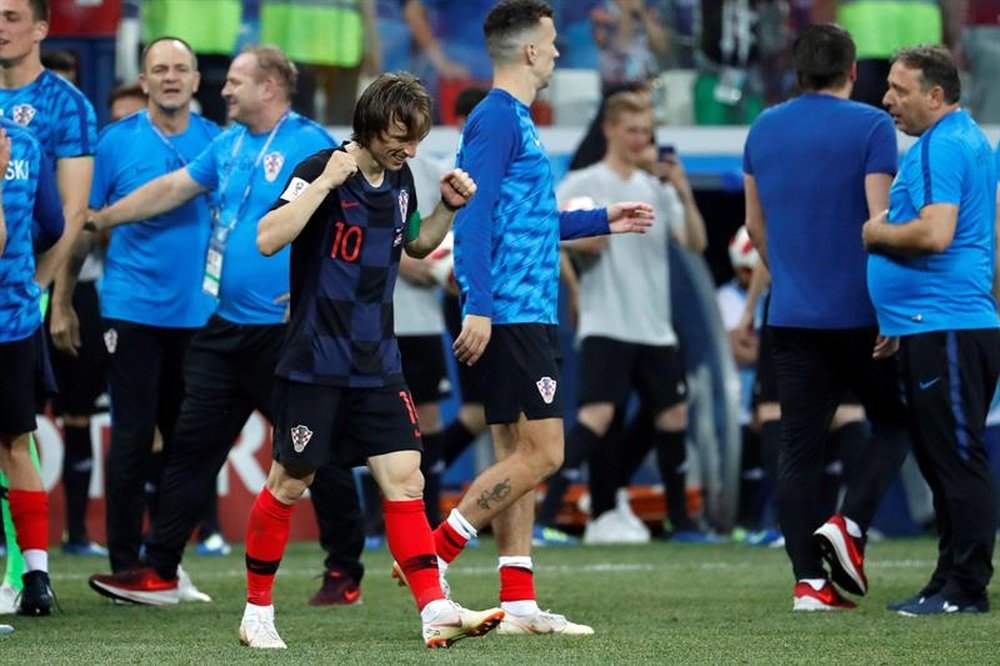 Modric se concentrará con la Selección de Croacia. EFE