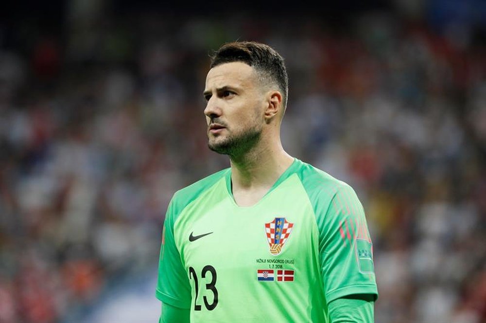Subašić played a key role in Croatia's journey to the final. AFP