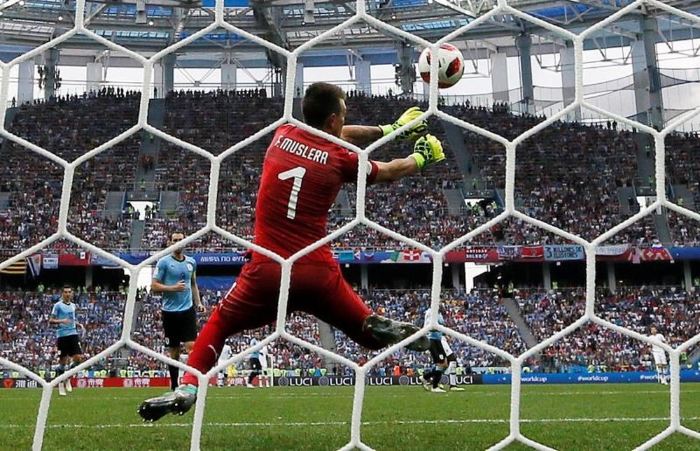 Francia eliminó a Uruguay del Mundial. EFE