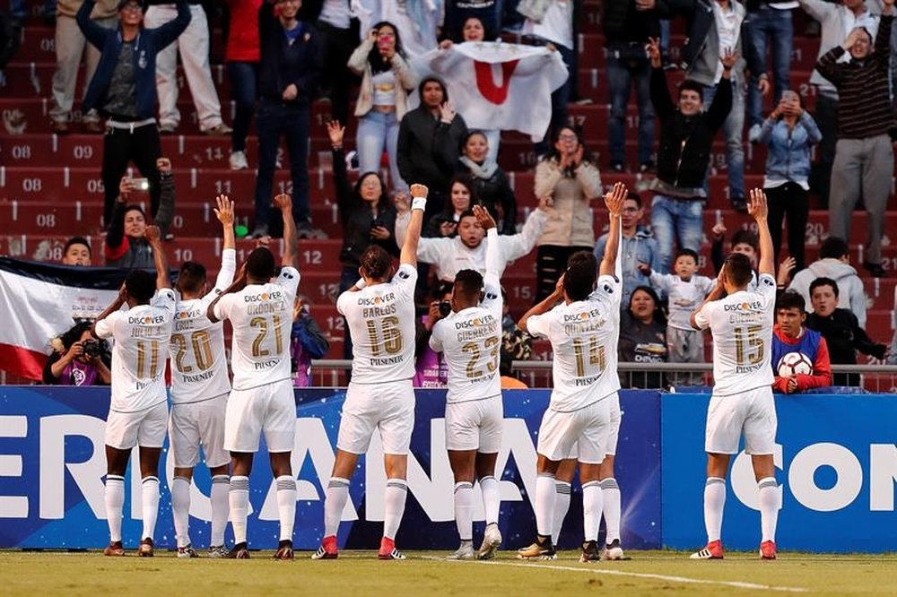 Liga de Quito se adjudicó el primer billete local para la Copa Libertadores de 2019. EFE/Archivo