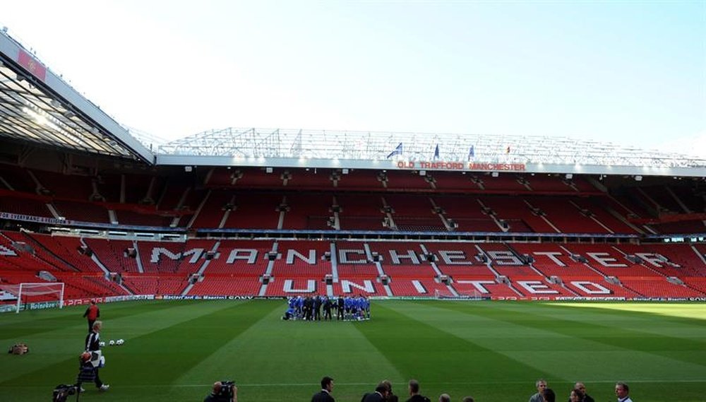 Vista del estadio Old Trafford de Manchester, Reino Unido. EFE/Archivo