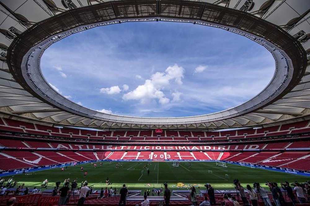 El Wanda Metropolitano fue el último campo en estrenarse en Primera. EFE/Archivo