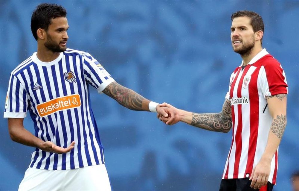 Willian José comienza a entrenar. EFE