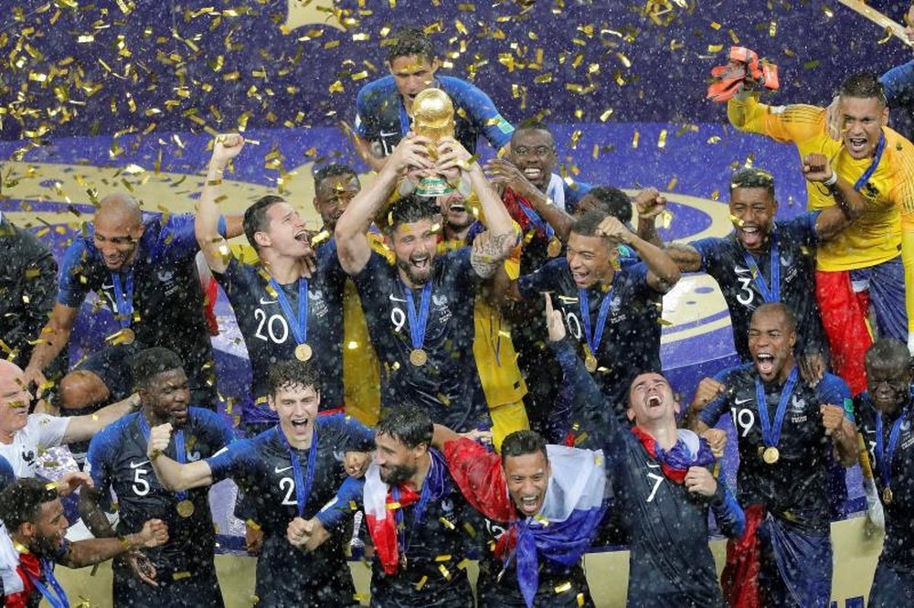 Le 15 juillet 2018, la France était championne du monde. EFE