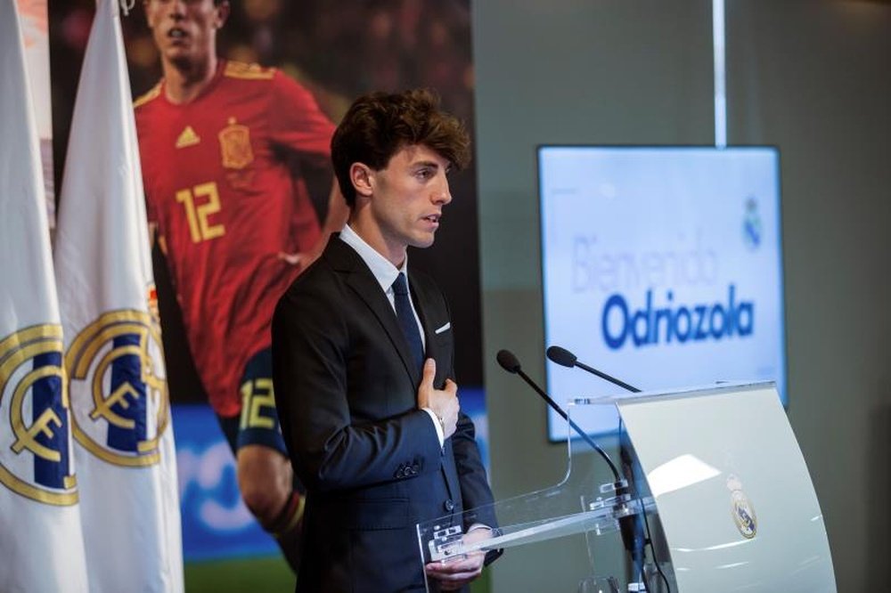 Odriozola was part of Spain's World Cup squad but did not play. EFE