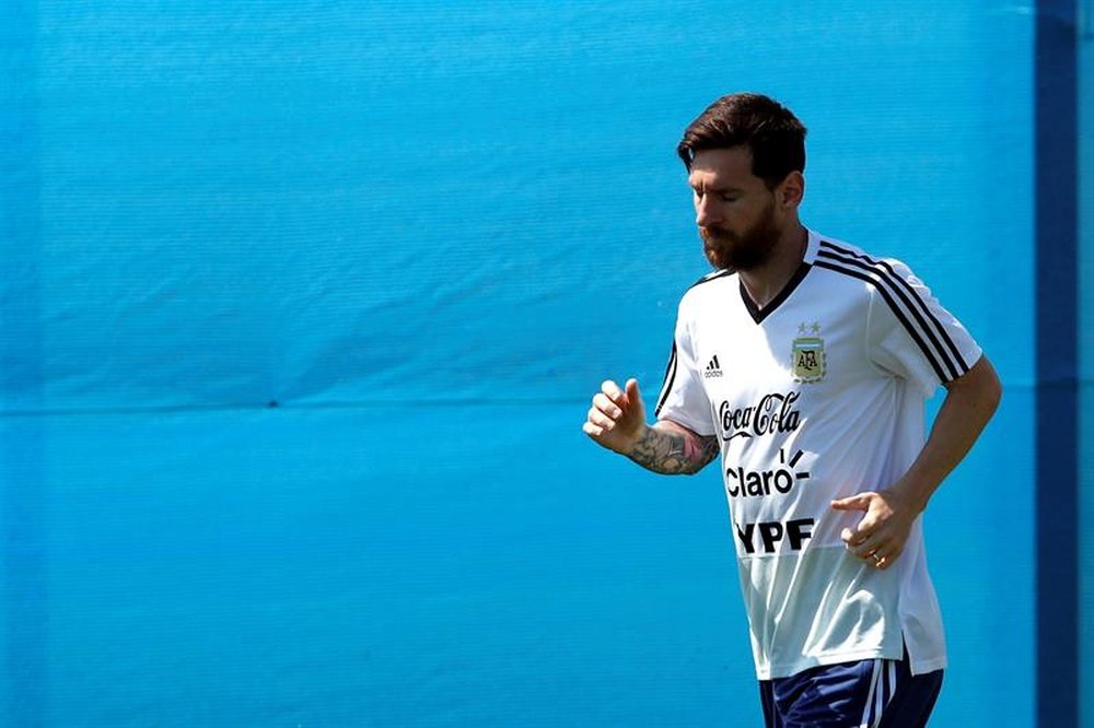 Borghi s'est exprimé sur le dossier Leo Messi et sa continuité en sélection. AFP