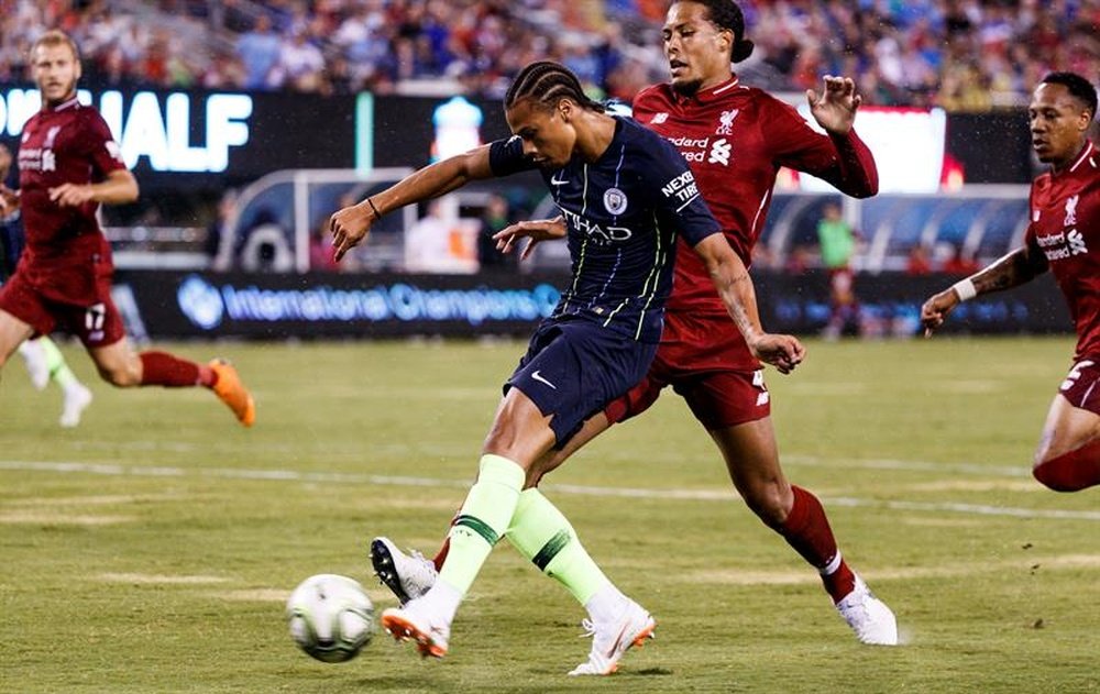 Guardiola insisted Sane could improve massively on his performance. EFE